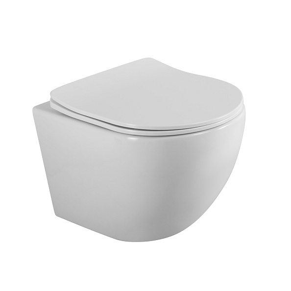 Чаша подвесного унитаза BelBagno Uno, белый (BB7306CHR/SC)