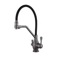 Смеситель для кухни Rose R858Y, пепельный