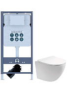 SET AQUATEK ЕВРОПА (рама AQUATEK Standard INSP-0000001 (без клавиши и крепежа)+унитаз ЕВРОПА AQ1900T-00 с тонким сиденьем soft-close