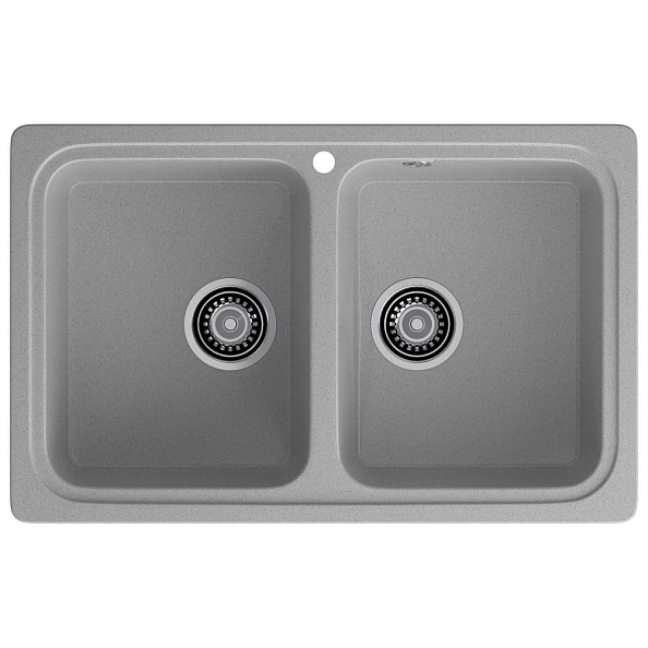 Кухонная мойка GranFest STANDART 780K, серый