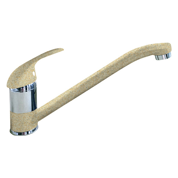 Смеситель для кухни GranFest Z-3321, бежевый