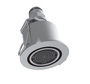 Микродуш Fima Carlo Frattini Waterdot скрытый с пружинным креплением, тип струи-ламинарная (Laminar), никель брашированный (F3710LSN)