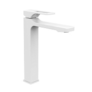 Смеситель Splenka S55.15.08 для раковины высокий монолитный, белый