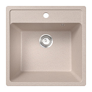 Мойка MIXLINE МЛ-ГМ08 (ML-GM08) КОМФОРТ песочная (302), 500*500*200мм (558728)