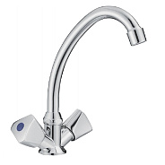 Смеситель для кухни Cron CN4011, хром