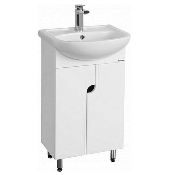 1A0537K1PD010 Набор Aquaton: 1A053701PD010 Тумба-умывальник Панда 50/ 131201S0011B0 Умывальник Акватон с переливом белый