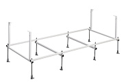 ZRU9307686 BECOOL монтажный комплект для акриловой ванны 1800x900 мм (хромированные ручки, каркас, комплект креплений к стене, система слив-перелив)