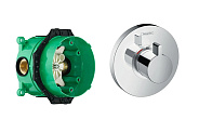 15741000S Set HG ShowerSelect S High flow термостатический смеситель для душа (15741000+01800180)