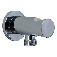 Шланговое подсоединение Splendy круглый отражатель с держателем хром (AA215YRLCR)