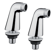 Соединительные трубки Fima Carlo Frattini Shower accessories, для установки смесителя на борт ванны, цвет хром (F2033CR)