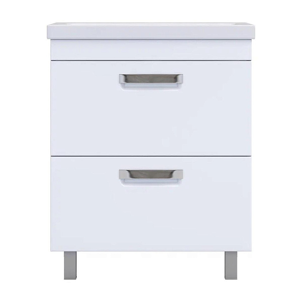 Тумба с раковиной напольная VIGO Plaza 024, 60 см