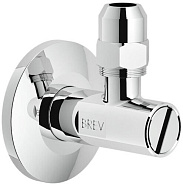 AV00121CR угловой переходник c фильтром и запорным клапаном