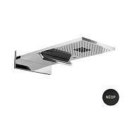 Верхний душ Carimali YES, черный матовый (26872-NEOP)