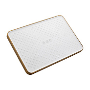 Лейка верхнего душа BELZ 305мм x 205мм, брашированное золото (BD02-5)