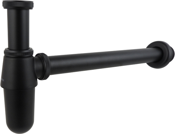 Сифон AQUATEK AQ6011MB, матовый черный