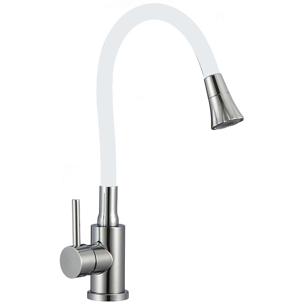 Смеситель для кухни с гибким изливом и режимом душ Fmark FS8299A-02, хром