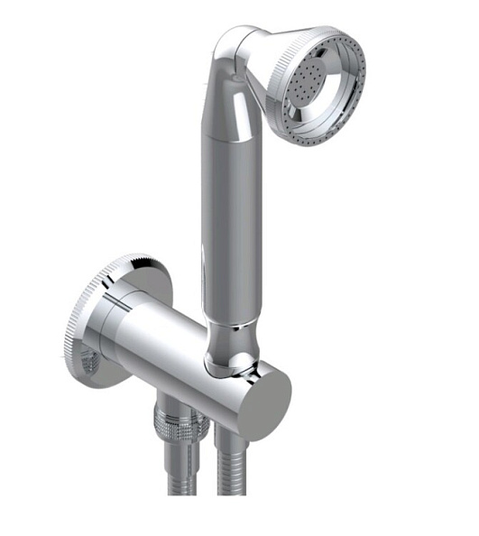 Душевой набор THG Art Deco Crystal, никель (A56 B01 54)