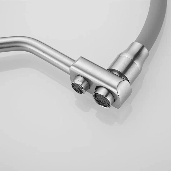 Смеситель для кухни Rose R858L, сатин