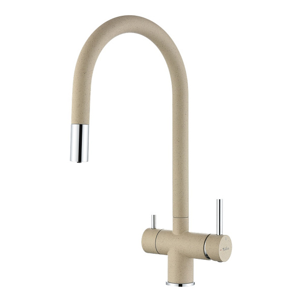 Смеситель для кухни с подключением фильтра Rivelato Trevi 2433505, темно-бежевый