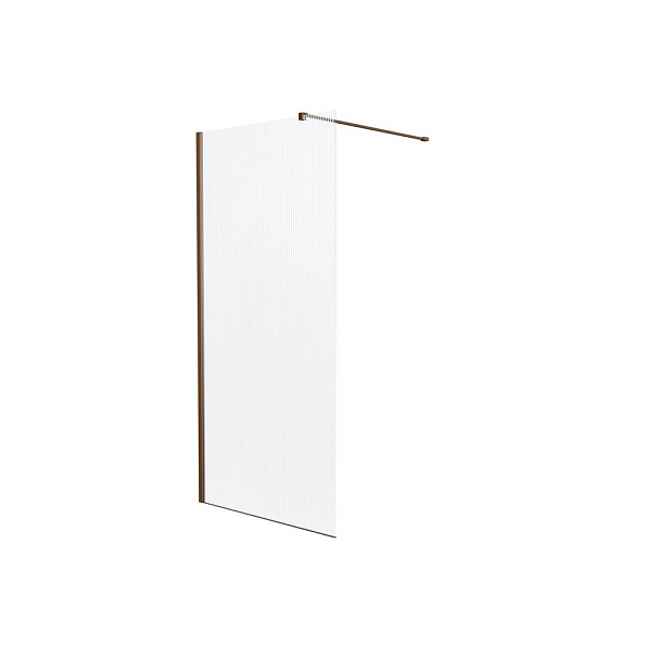 Душевая перегородка Knotlor WI100CG1RB 100х200, бронза