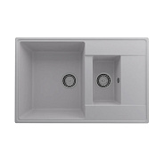 Кухонная мойка Ulgran Quartz Prima 780 1,5K-04, платина