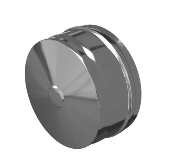 Заглушка внешняя для трубы Ferrum (430/0,5 мм) Ф250 (нижняя)