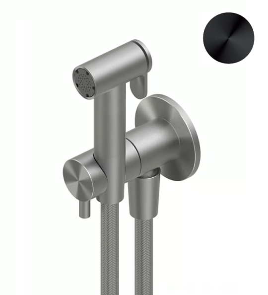 Гигиенический душ Quadro design Complements, золото черное (ID026 ON)