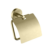 AQ4209BG ОБЕРОН бумагодержатель с крышкой, шлиф. золото