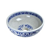 Раковина-чаша Bronze de Luxe синяя (2241)