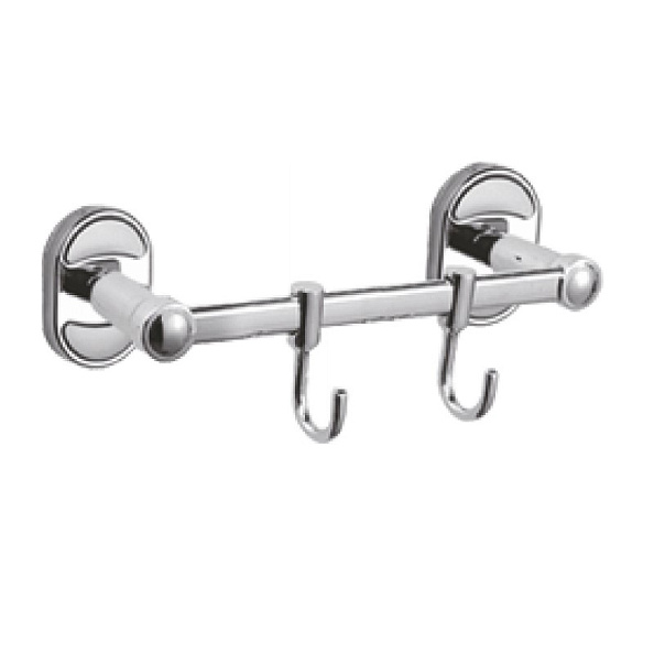 Планка с крючками для полотенец D-Lin D288700-2, хром