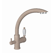 Смеситель для кухни с подключением фильтра Florentina ШАЛЕ 333.25H.2113.107, песочный