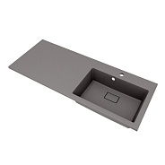 Раковина Florentina Аванти 120 см 10.310.0R120.307, серый шёлк