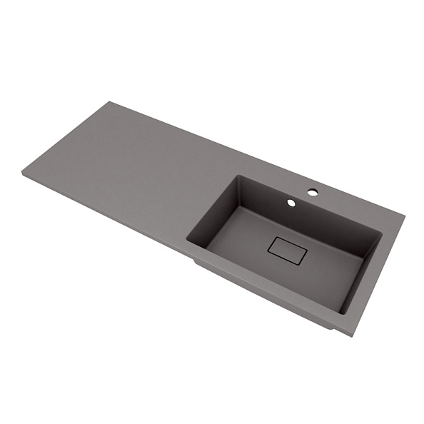 Раковина Florentina Аванти 120 см 10.310.0R120.307, серый шёлк
