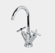 Смеситель для раковины Fima Carlo Frattini Maxima, хром черный брашированный (F5311WCS)