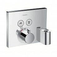 Термостатический смеситель Hansgrohe Select Select для душа на 2 потребителя со шланговым подсоединением 15765000