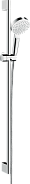 Душевой гарнитур со штангой 90 см Hansgrohe Crometta 1jet Белый/Хром (26537400)