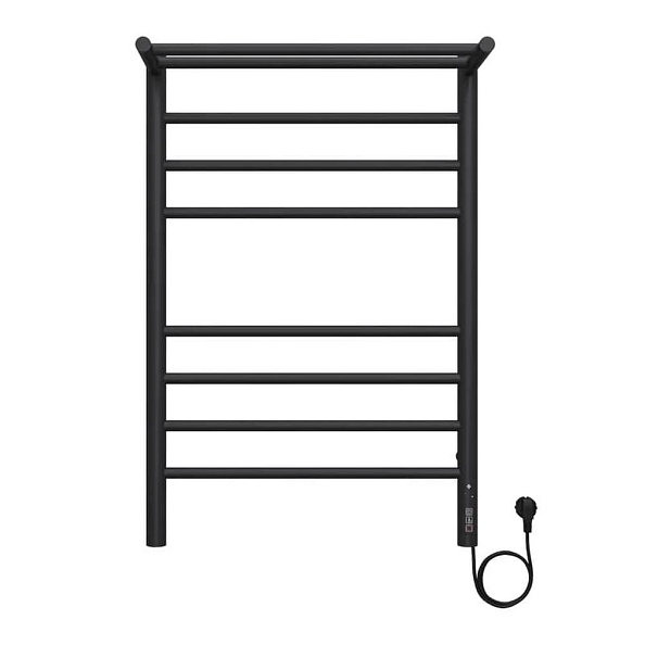 Полотенцесушитель электрический Terminus Аврора с/п П8 500х800 КС, черный муар, справа подключение (4670078556981)
