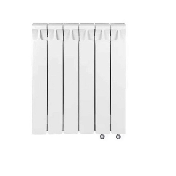Биметаллический радиатор Rifar Monolit Ventil 300 VR 6 секций, с нижним правым подключением