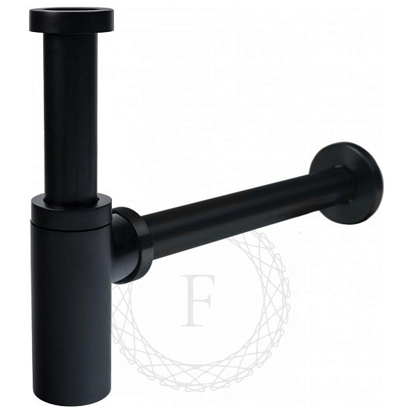 Сифон для раковины FILARETE FL70BL, черный