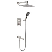 Душевая система встраиваемая Hansberge H6075NK, никель