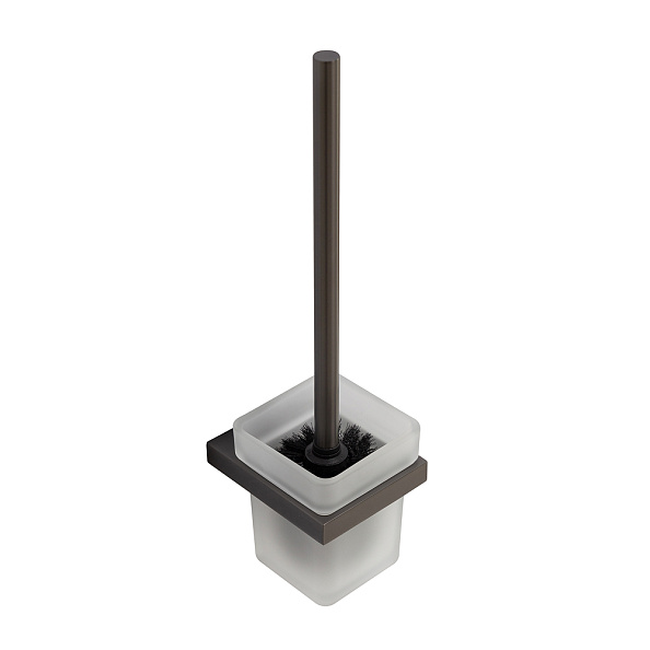 Ёршик для унитаза подвесной Cezares Slider, оружейная сталь (SLIDER-TBS-V-GM)