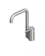 Смеситель для раковины Quadro design Ottavo, сталь брашированная (13 01/CA AS)