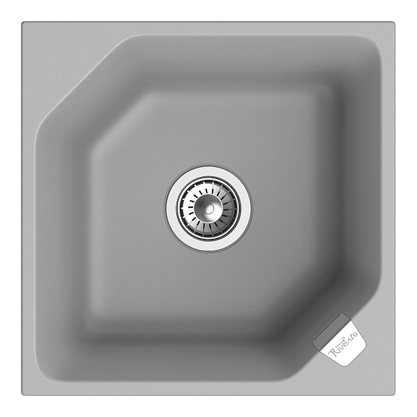 Кухонная мойка Rivelato LOCUS LS-50, серый металлик