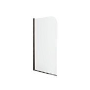 Шторка на ванну распашная Knotlor BS080CG0C 140х80, хром