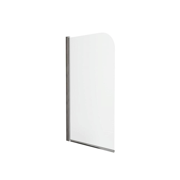 Шторка на ванну распашная Knotlor BS080CG0C 140х80, хром