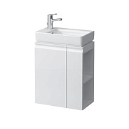 8.6296.5.463.104.1 PRO S Combipack 480x280x690, мини-раковина асимметричная левая 815955 со шкафчиком под раковину, включая сифон и крепежный комплект