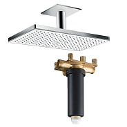 24002400S Set HG Rainmaker Select 460 1jet верхний душ (24002400+24010180), белый/хром