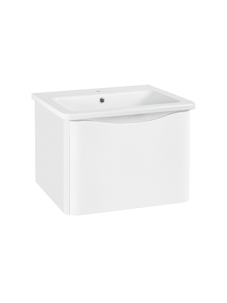 Тумба Runo Тоскана 60 белая под умывальник Никсон 60 (00-00001412)