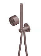 Смеситель для душа Quadro design Stereo, на 1 потребитель, золото розовое (Pink Gold) (16 58 OR)