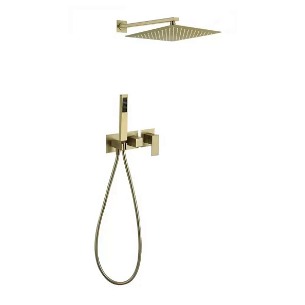 Душевая система встраиваемая (без излива) Grocenberg GB5080MG, матовое золото